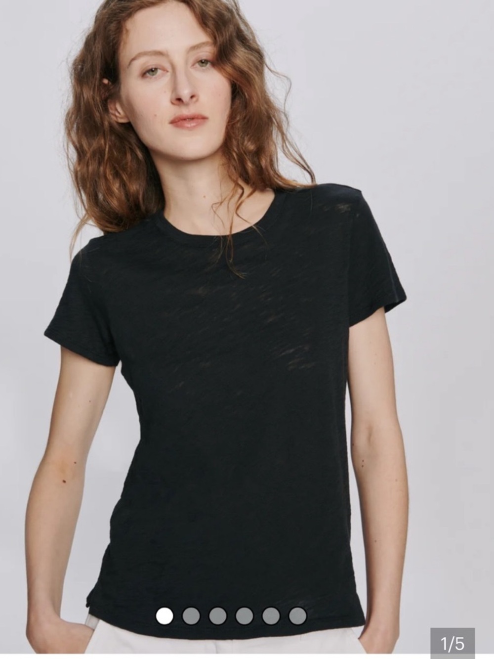 ATM Black Crew Neck Tshirt